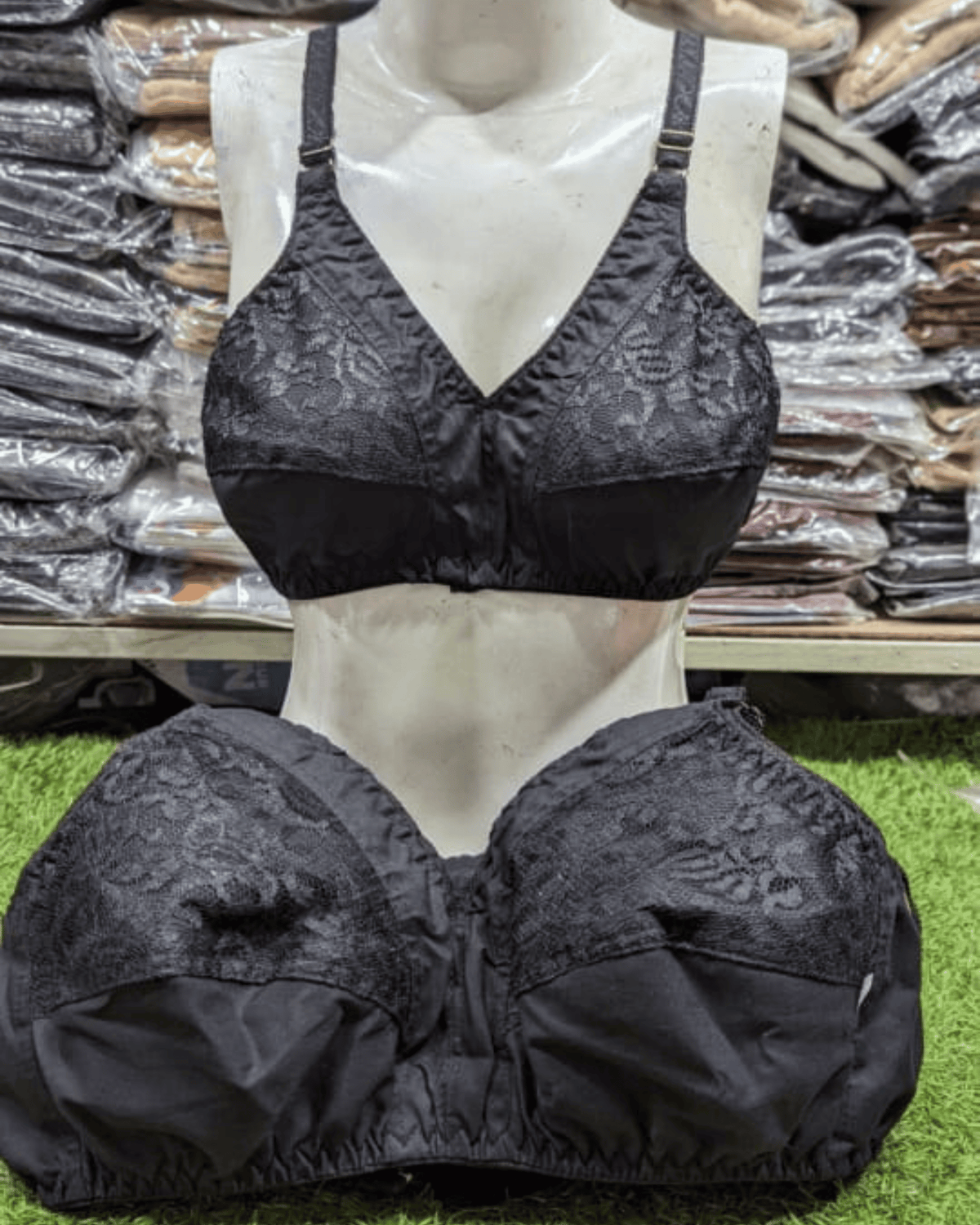 Black Lace Bra & Panty Set