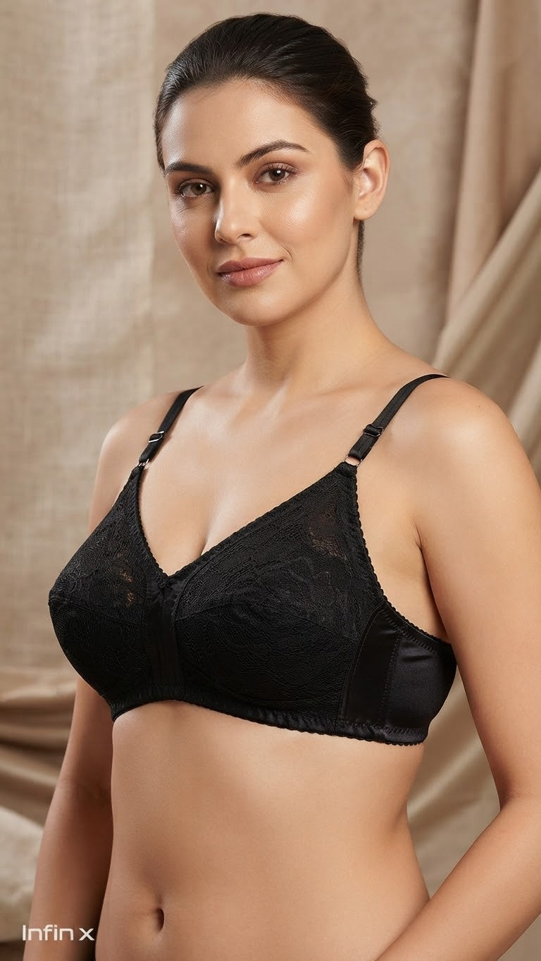 Pack of 4 Women’s Comfort Bras – Soft Support & Everyday Wear